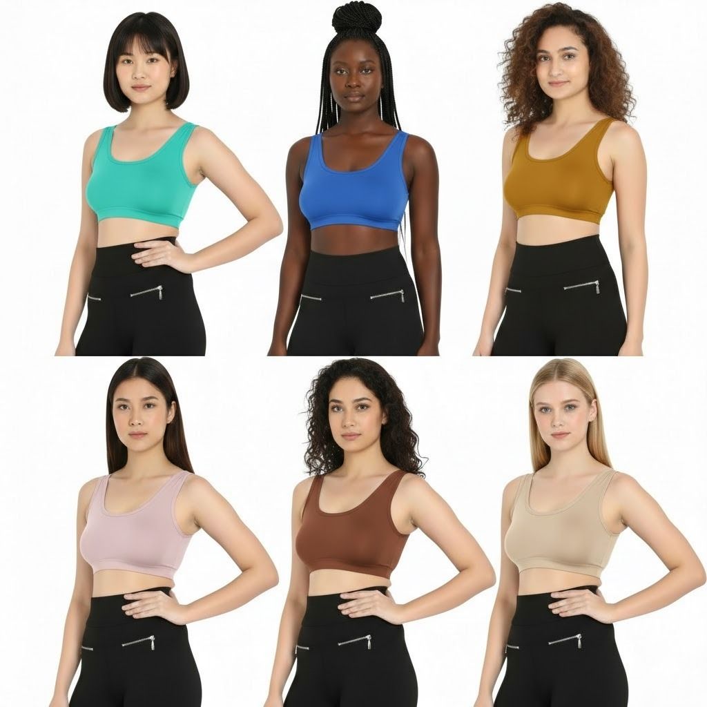 Pack of 6 Women Everyday Non Padded Bra-image-41