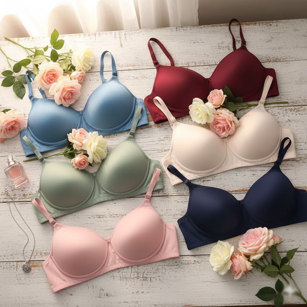 asr Pack of 6 Women Push-up Lightly Padded Bra-picture-24