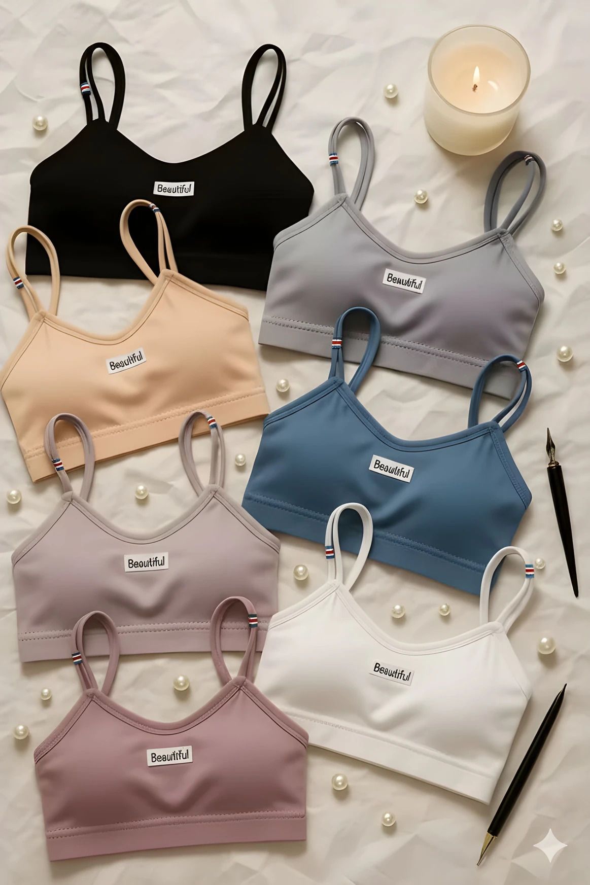 Pack of 2 Women Bralette Non Padded Bra-image-14