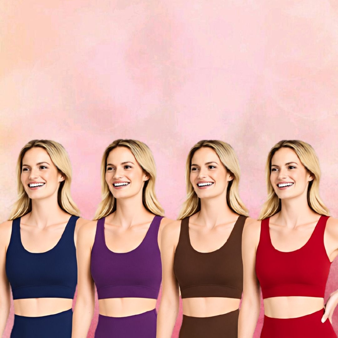 Women Sports Non Padded Bra-image-29