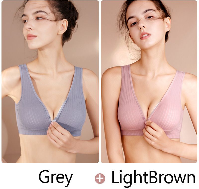 Pack of 2 Women Maternity/Nursing Lightly Padded Bra-image-4