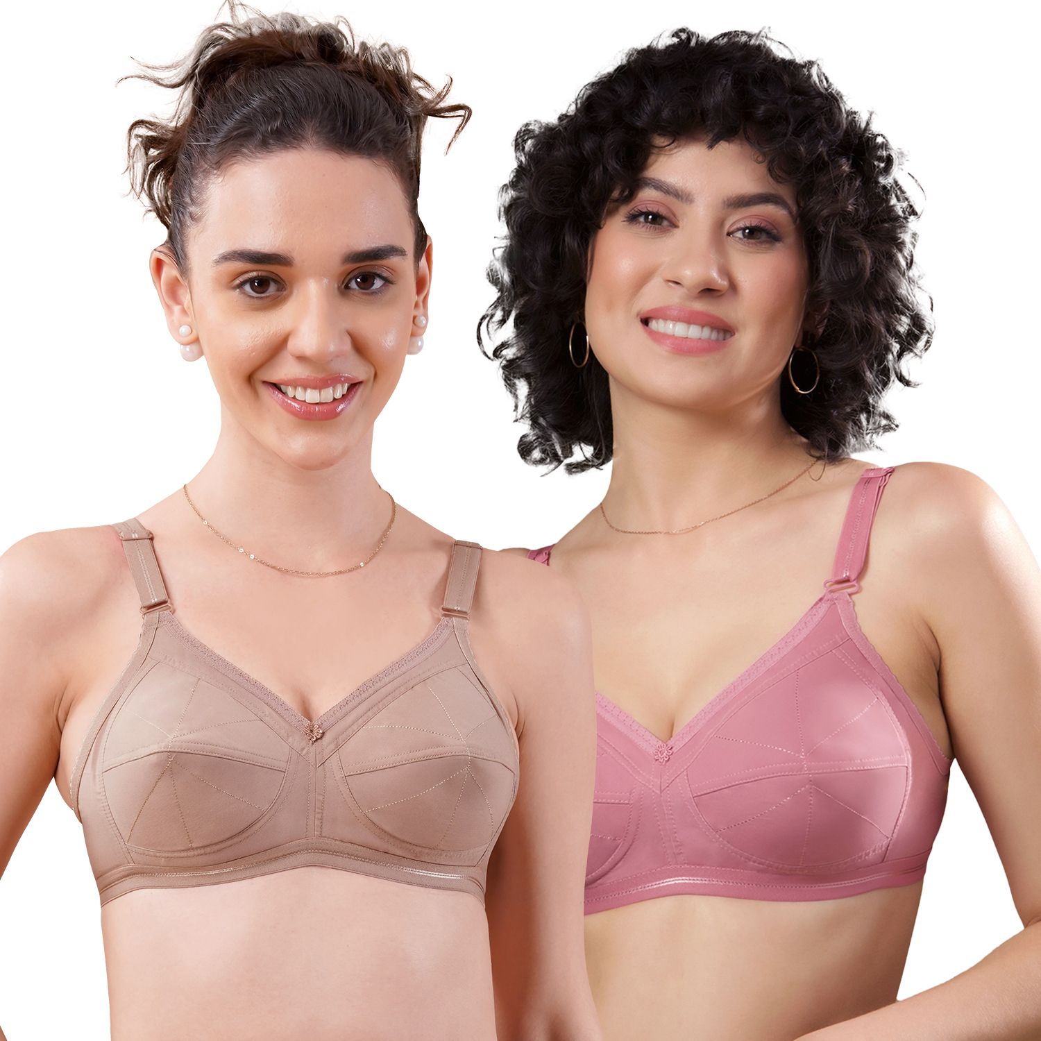 kalyani Pack of 2 Women Everyday Non Padded Bra-picture-14