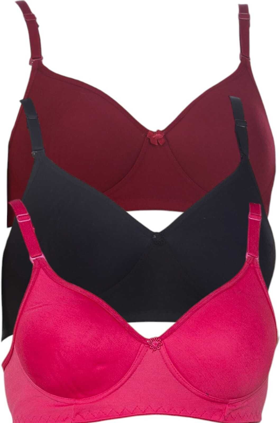 sutjena Pack of 3 Women Full Coverage Lightly Padded Bra-picture-16