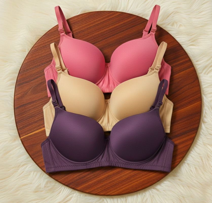 anamta Pack of 3 Women Push-up Lightly Padded Bra-picture-22