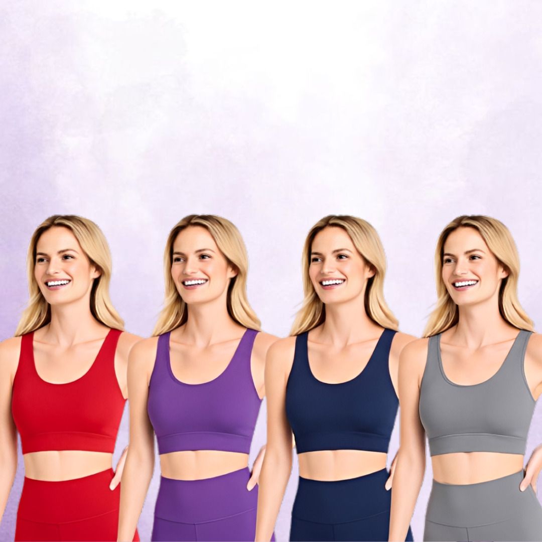Women Sports Non Padded Bra-image-5