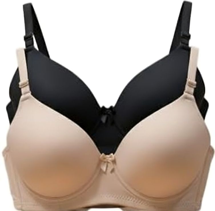 esoroucha Pack of 2 Women T-Shirt Lightly Padded Bra-picture-33
