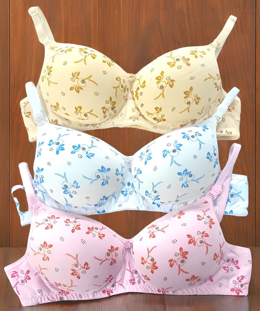 Pack of 3 Women Push-up Lightly Padded Bra-image-21