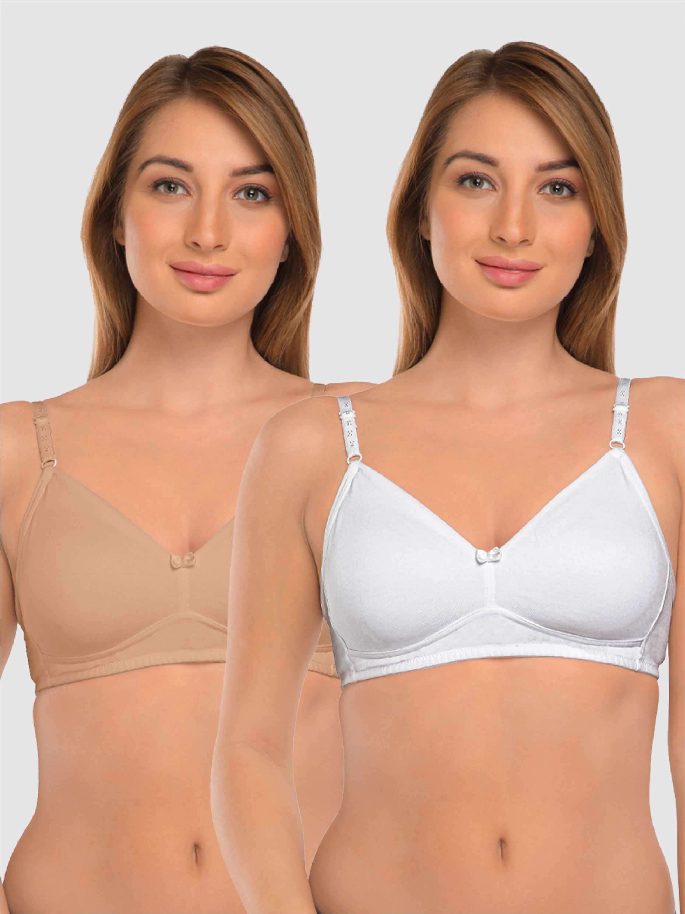 Pack of 2 Women Everyday Non Padded Bra