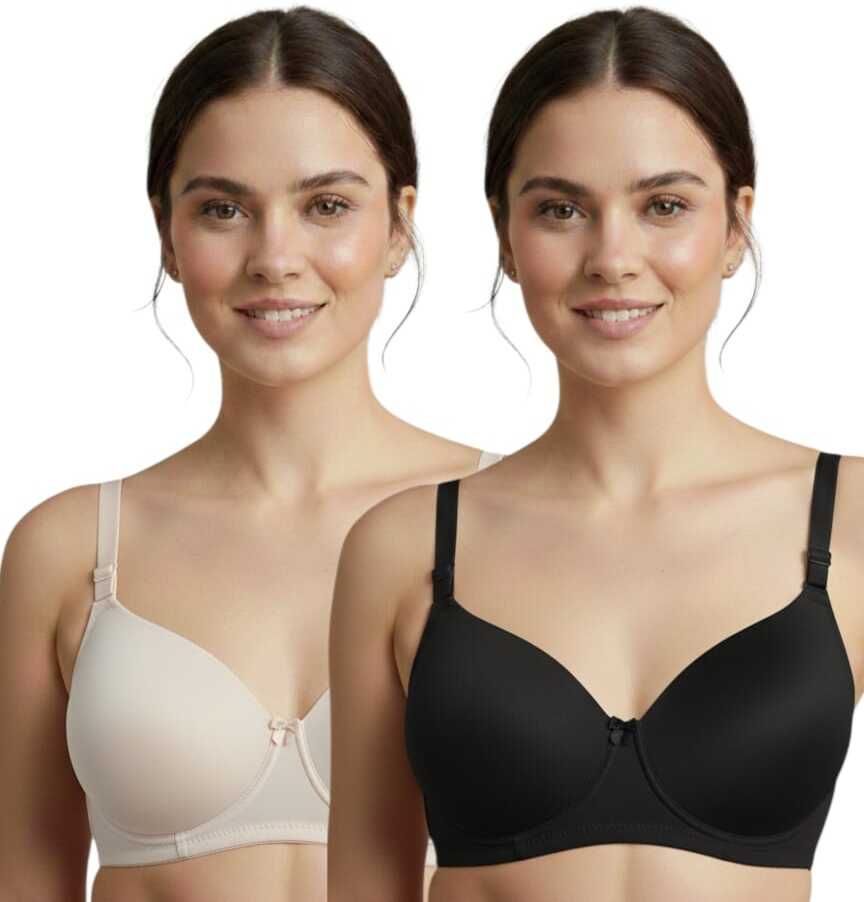 esoroucha Pack of 2 Women T-Shirt Lightly Padded Bra-picture-7