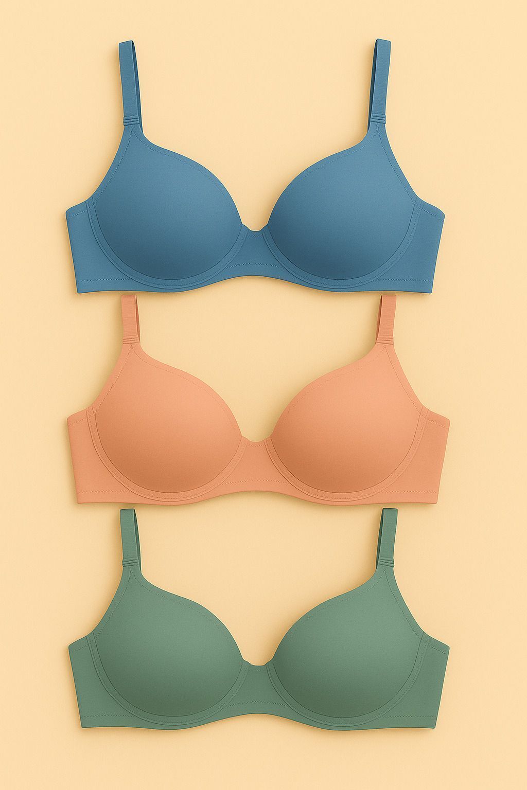 Pack of 3 Women Minimizer Lightly Padded Bra