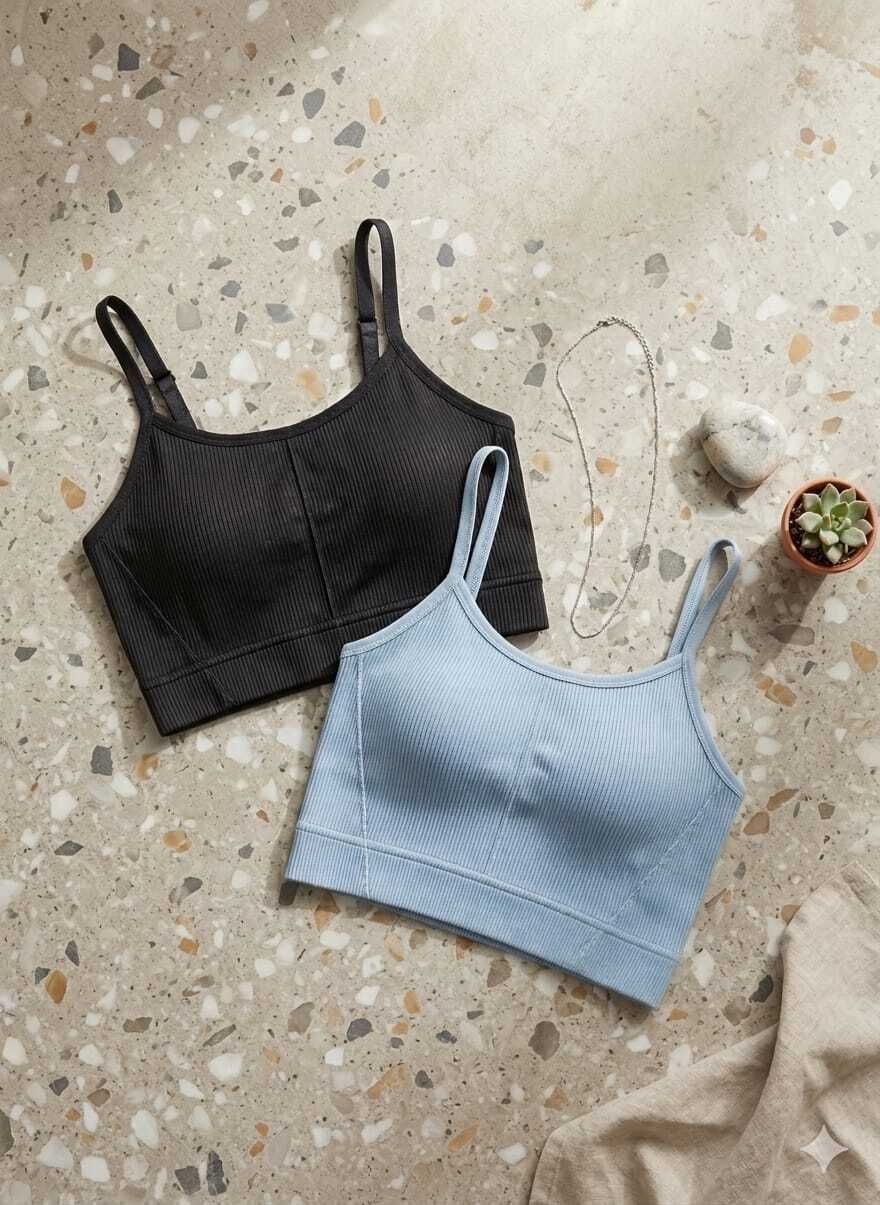 pack of 3 women sports lightly padded bra