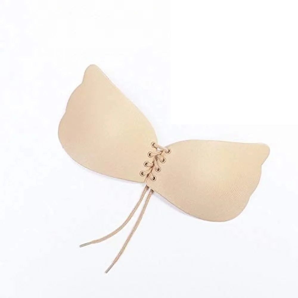 Invisible Silicone Gel Self Adhesive Backless Reusable Stick on PushUp Bra DN385 Nursing Breast Pad-image-40