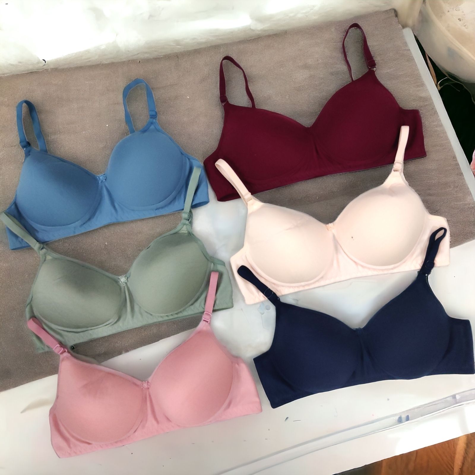 Pack of 6 Women Push-up Lightly Padded Bra
