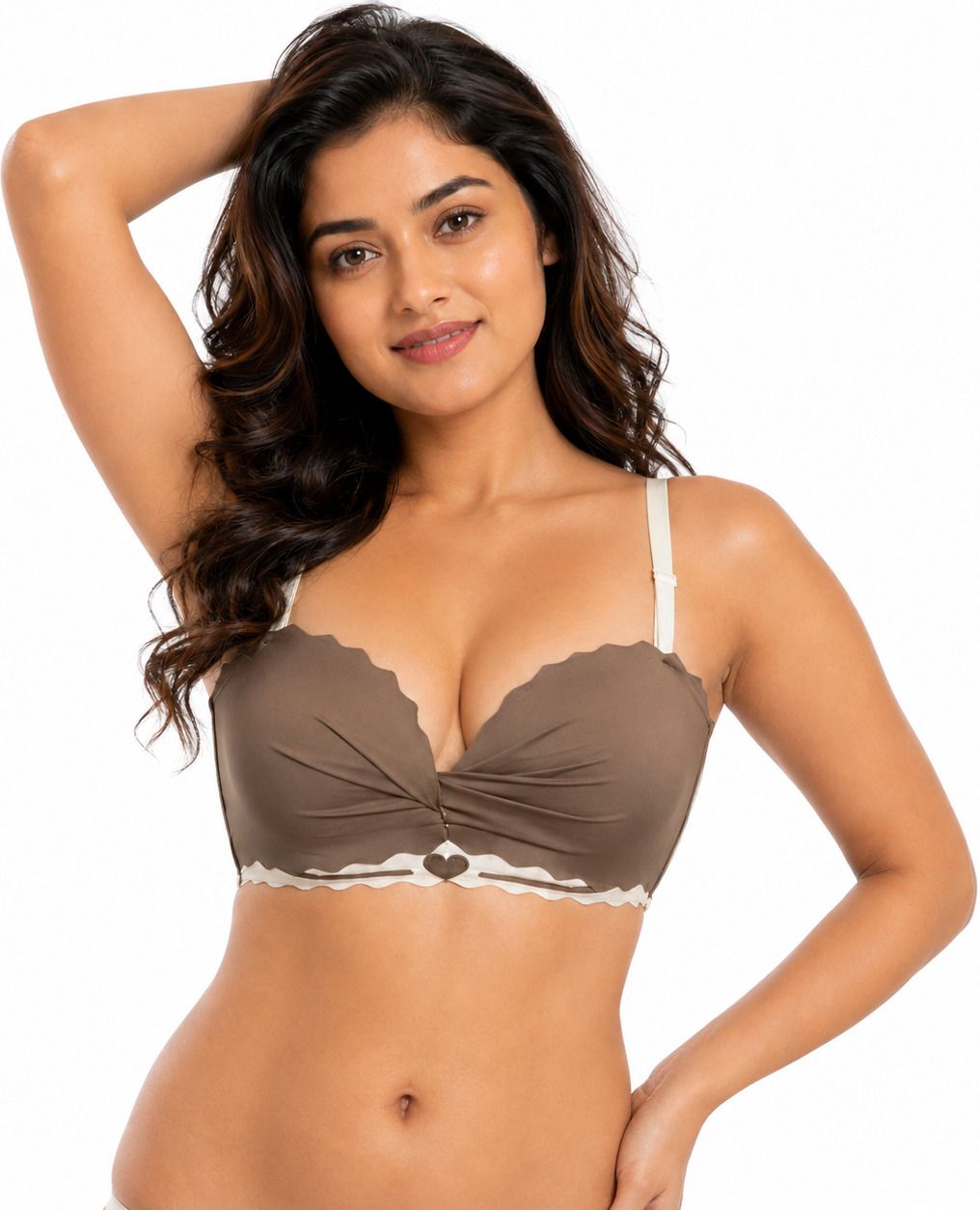 Women T-Shirt Lightly Padded Bra-image-47