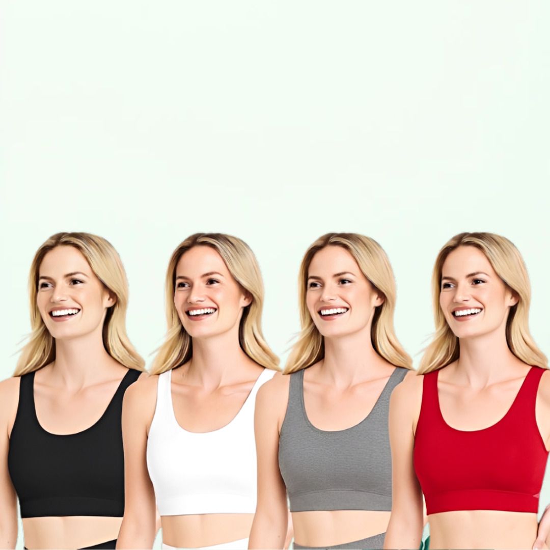 zoxen Women Sports Non Padded Bra-picture-33