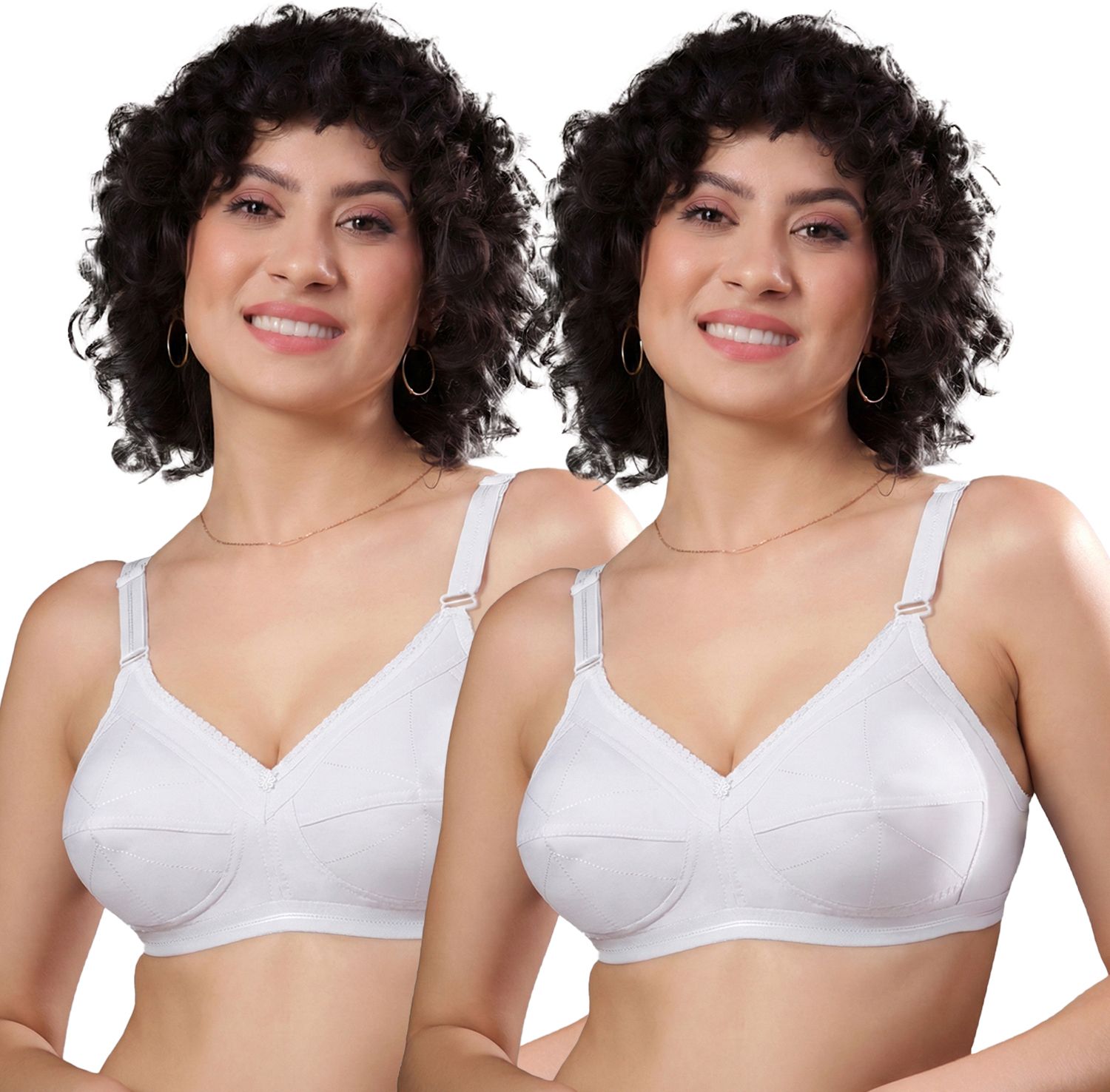 kalyani Pack of 2 Women Everyday Non Padded Bra-picture-11