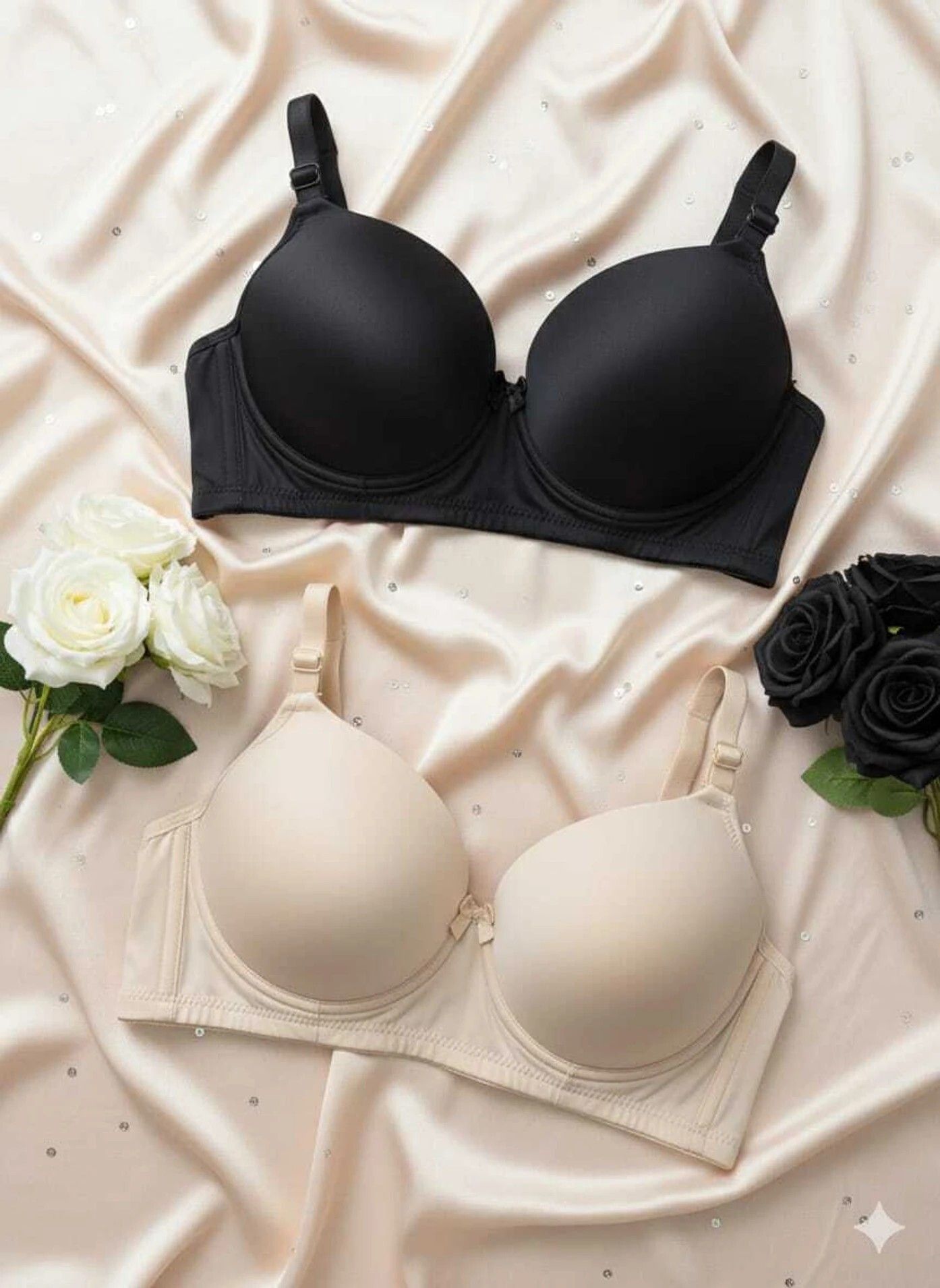 sashu Pack of 2 Women T-Shirt Lightly Padded Bra-picture-12