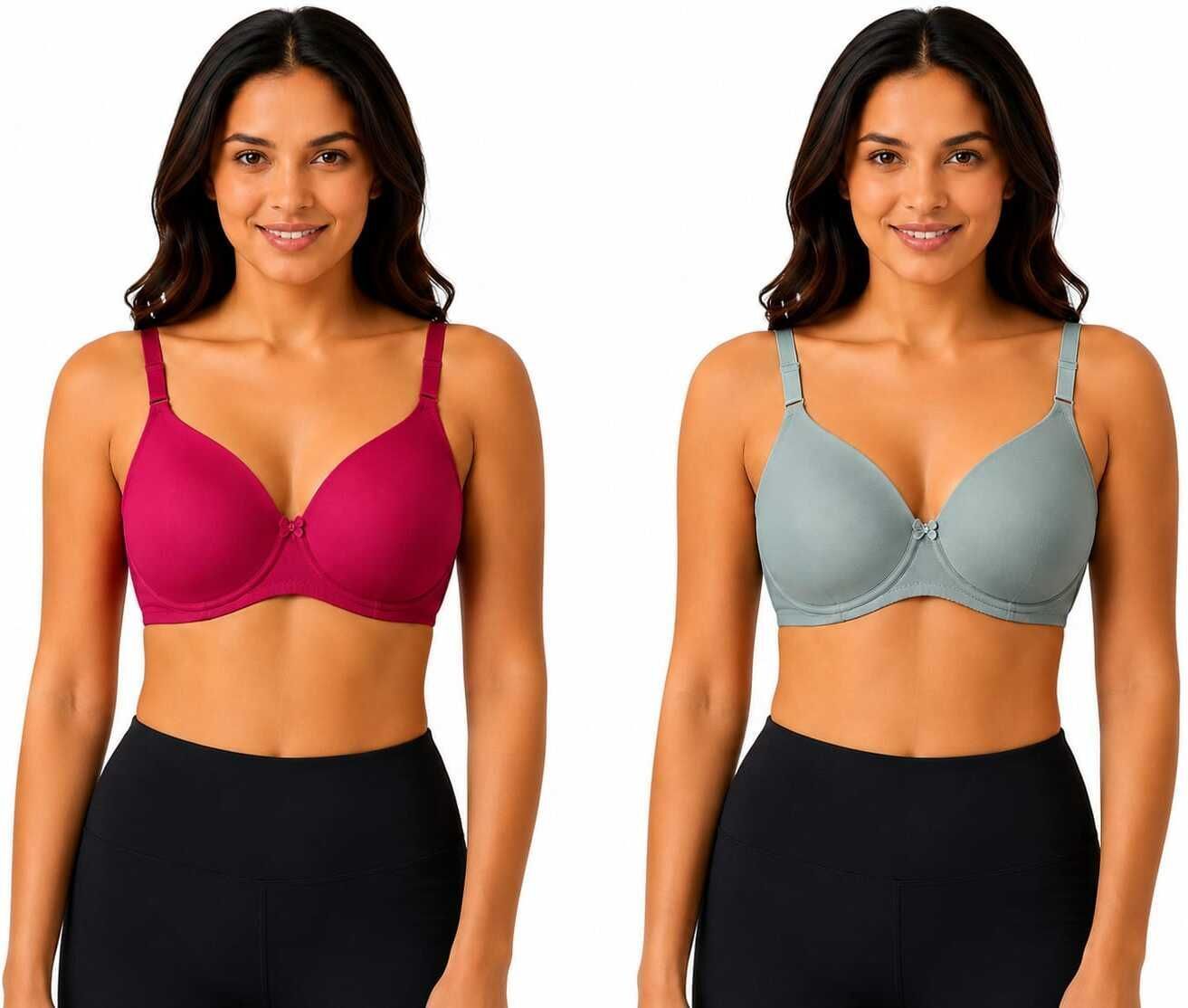 Pack of 2 Women Full Coverage Lightly Padded Bra-image-48