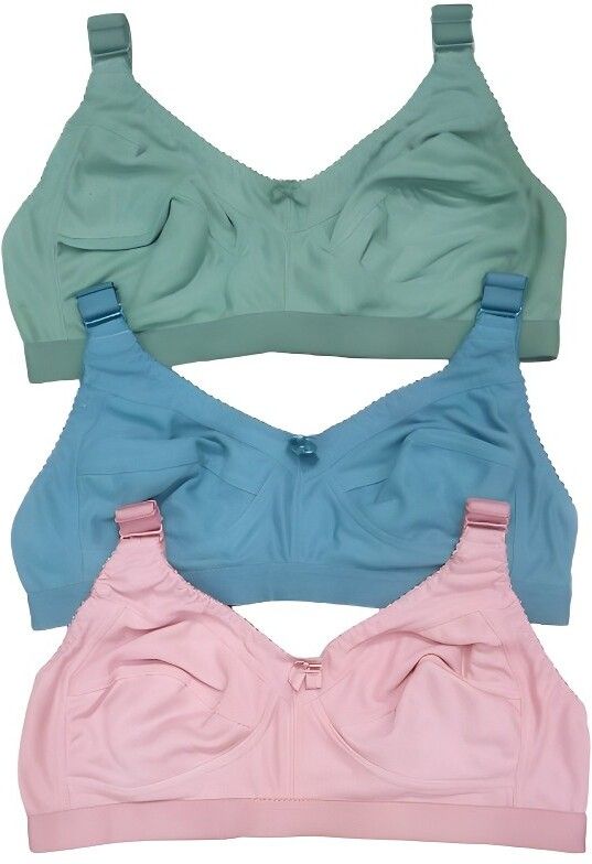 imsa moda Pack of 3 Women T-Shirt Non Padded Bra-picture-33