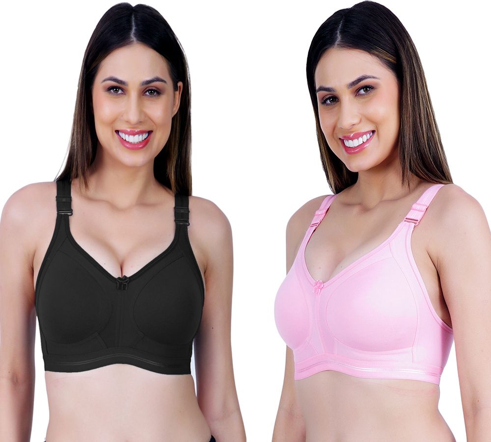 ladyland Pack of 2 Women T-Shirt Non Padded Bra-picture-43