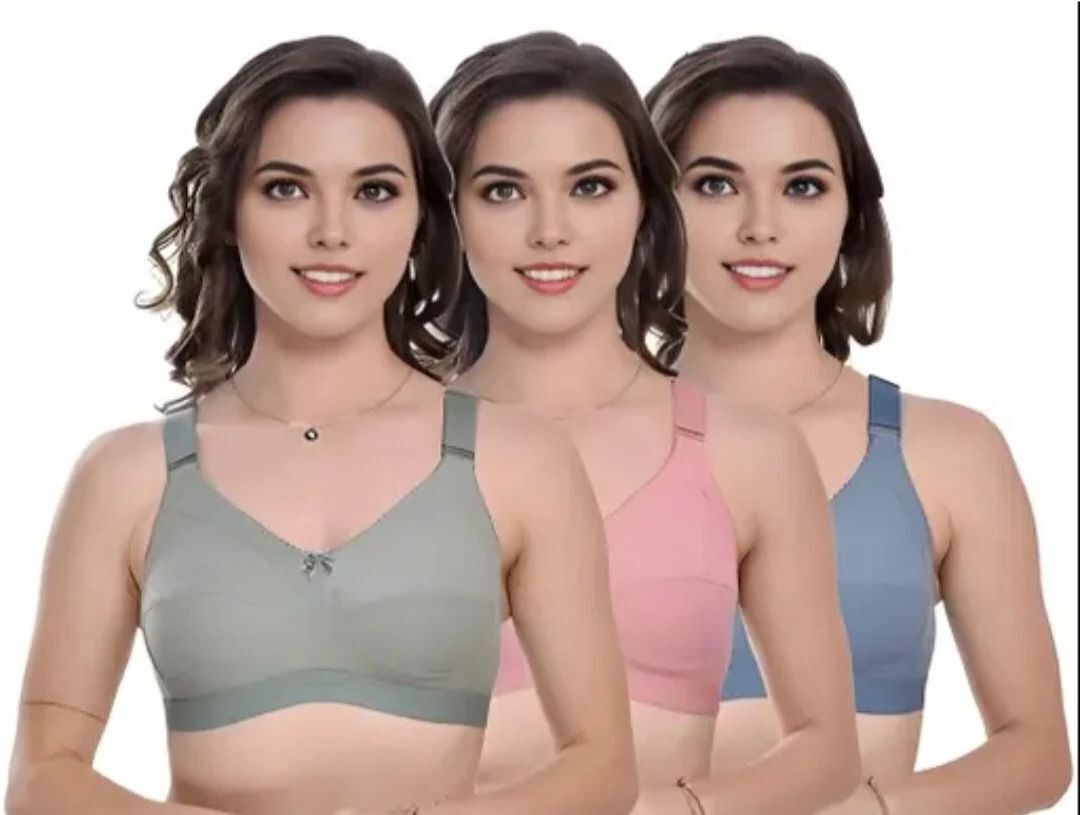avyaya Pack of 3 Women Full Coverage Non Padded Bra-picture-26