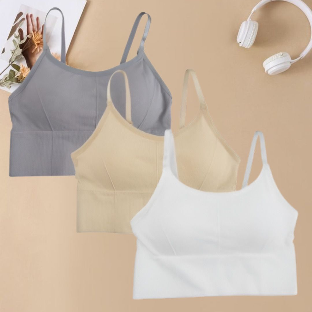 Women Sports Heavily Padded Bra-image-5