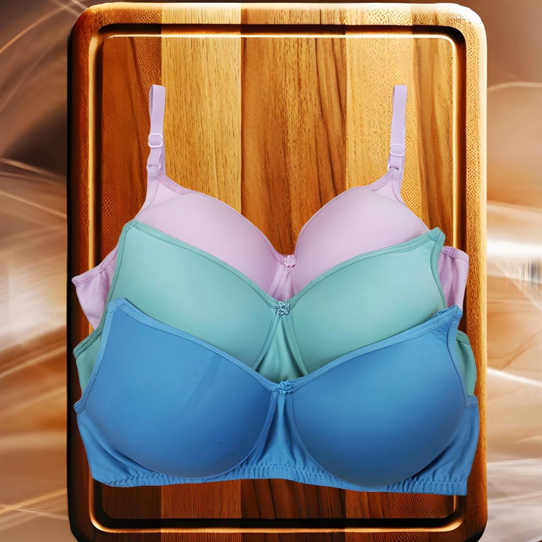 Pack of 3 Women Push-up Lightly Padded Bra-image-23