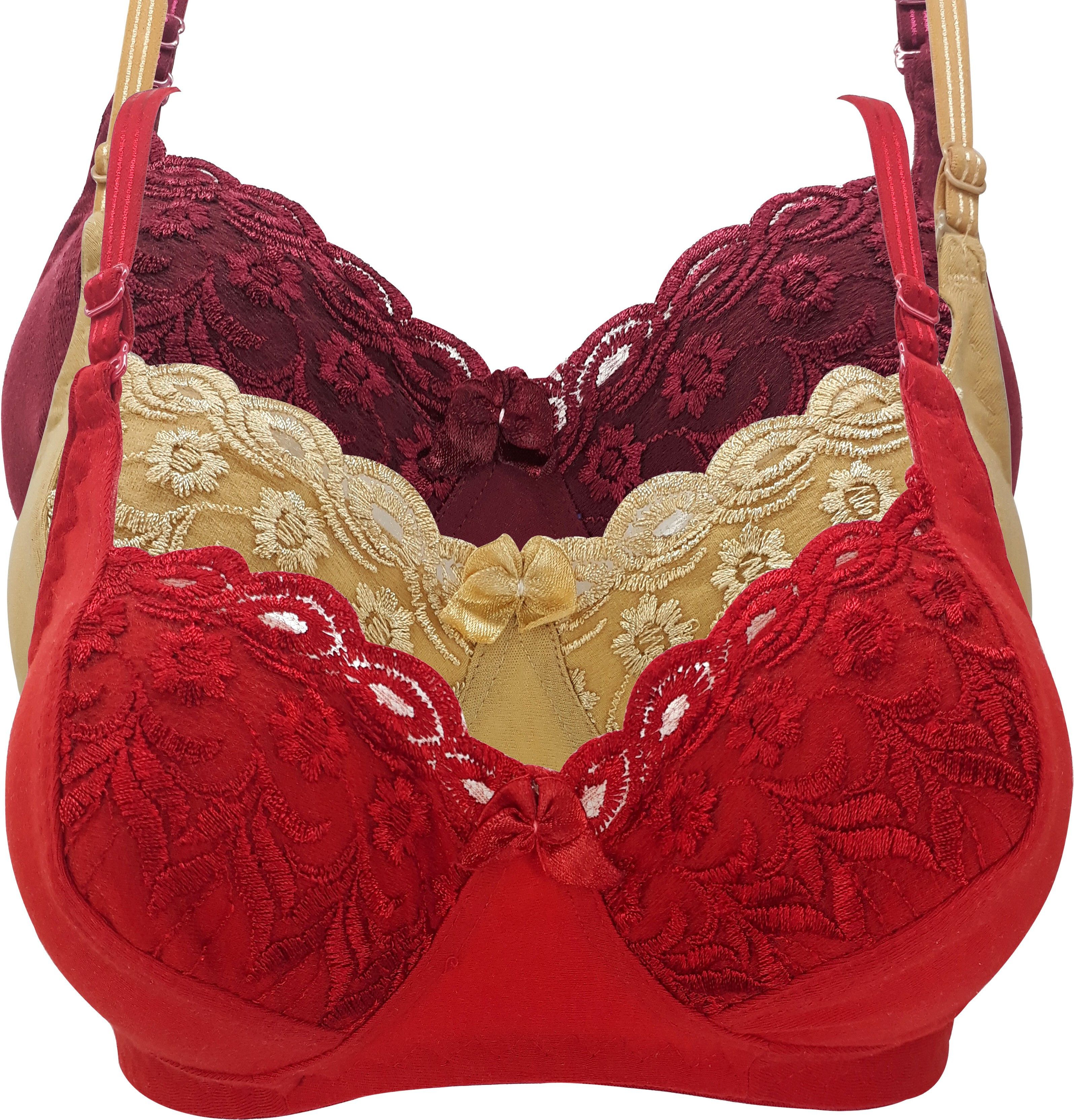 x-well Pack of 3 Women Everyday Non Padded Bra-picture-18