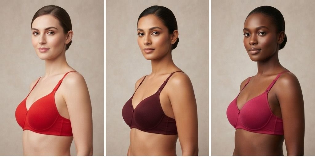Pack of 3 Women Push-up Lightly Padded Bra-image-4
