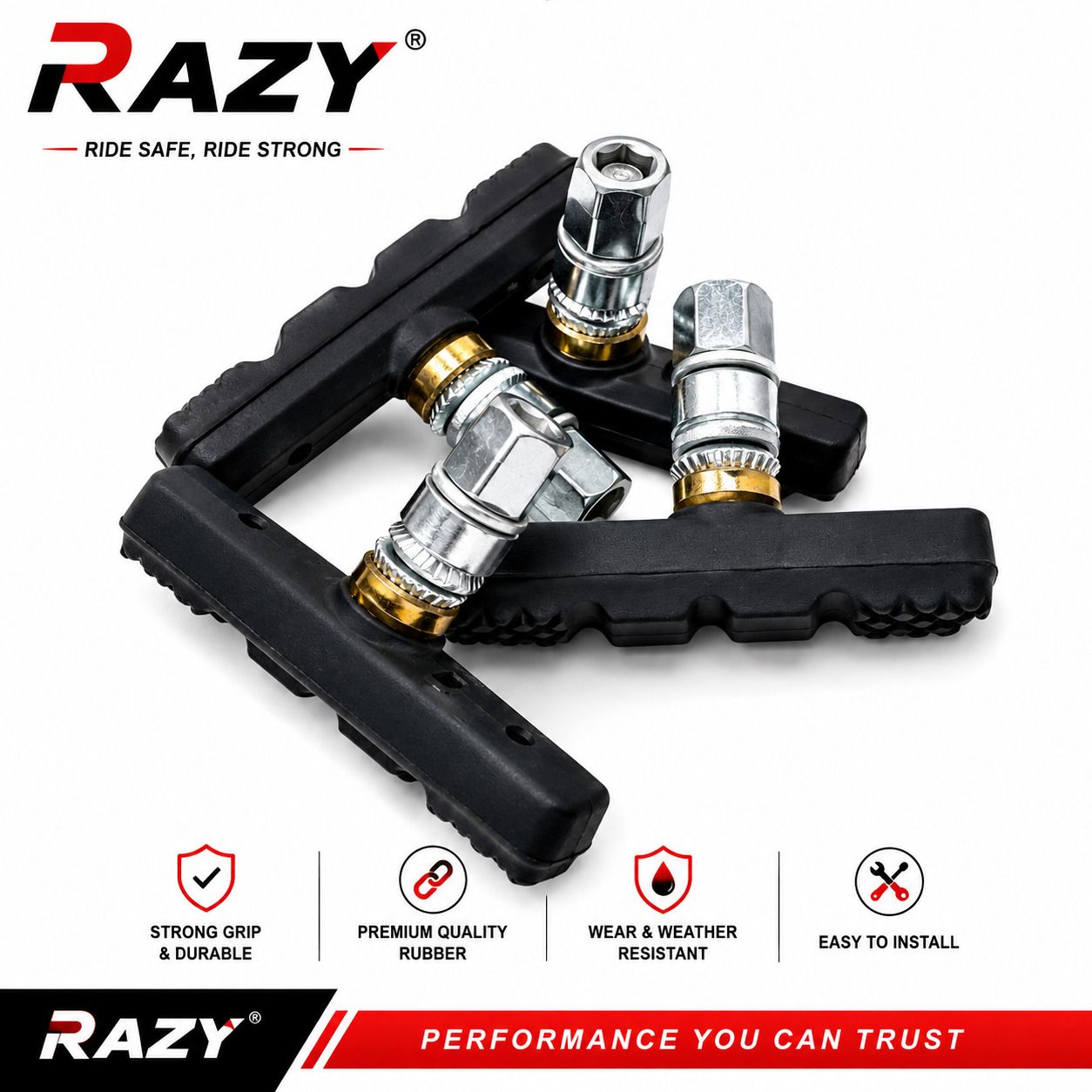 Universal Cycle Brake Shoes Brake Shoe-image-24