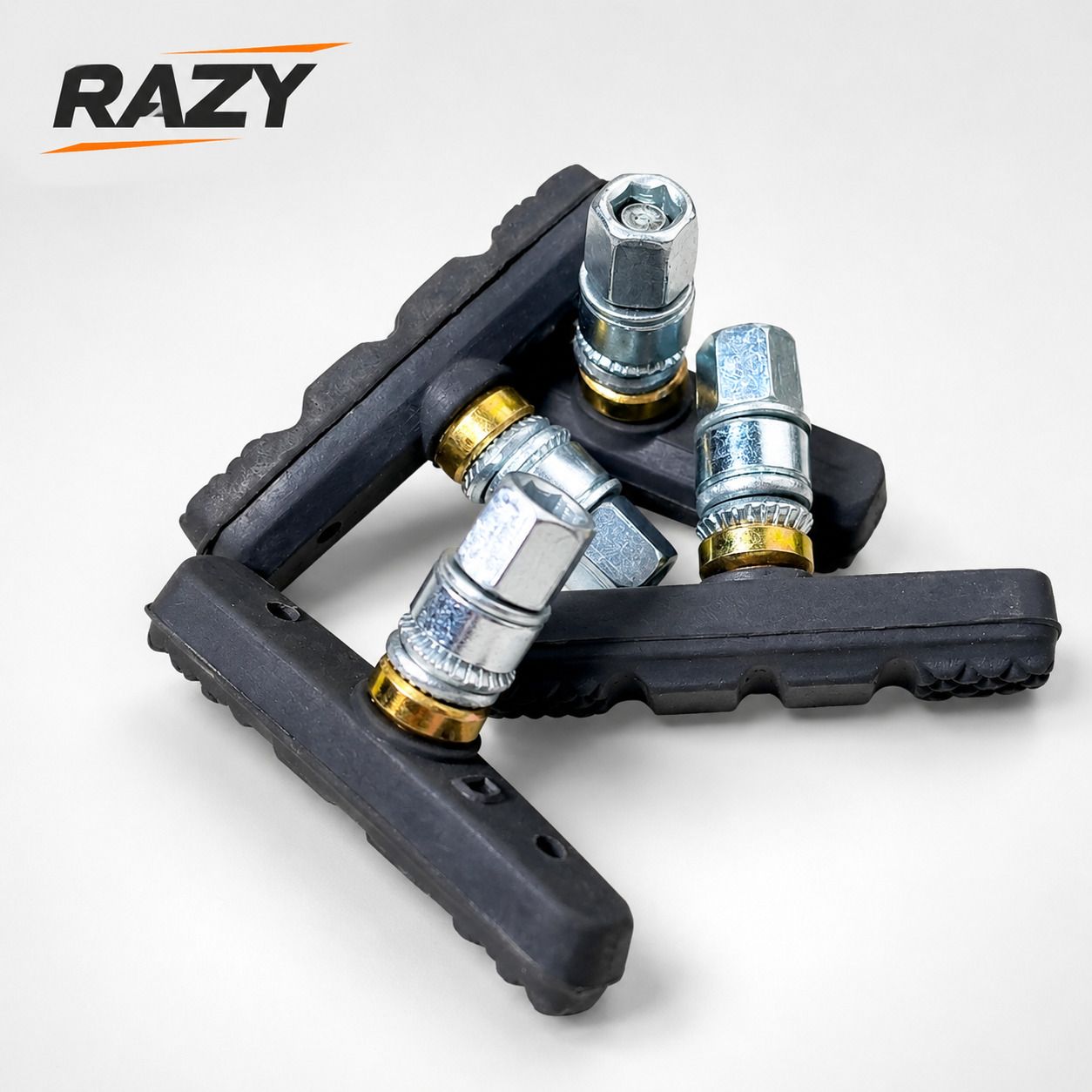 razy Bicycle V-Brake Rubber Brake Pads (Set of 4) Brake Shoe-picture-23