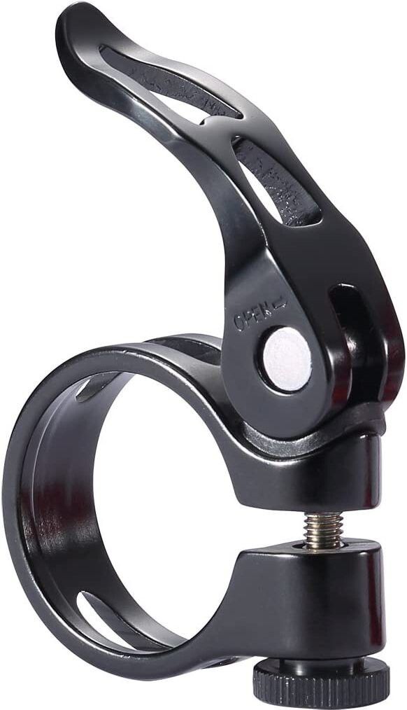 Bicycle Bike Quick Release Seatpost Clamp,31.8mm 34.9mmBlack Brake Shoe-image-21