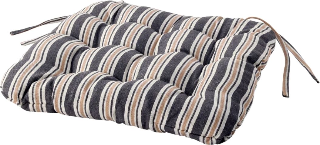 VATTENMOTT Chair cushion, grey, 40x38x5.0 cm (16x15x2 ")80593267 Strap on Breast Pillow