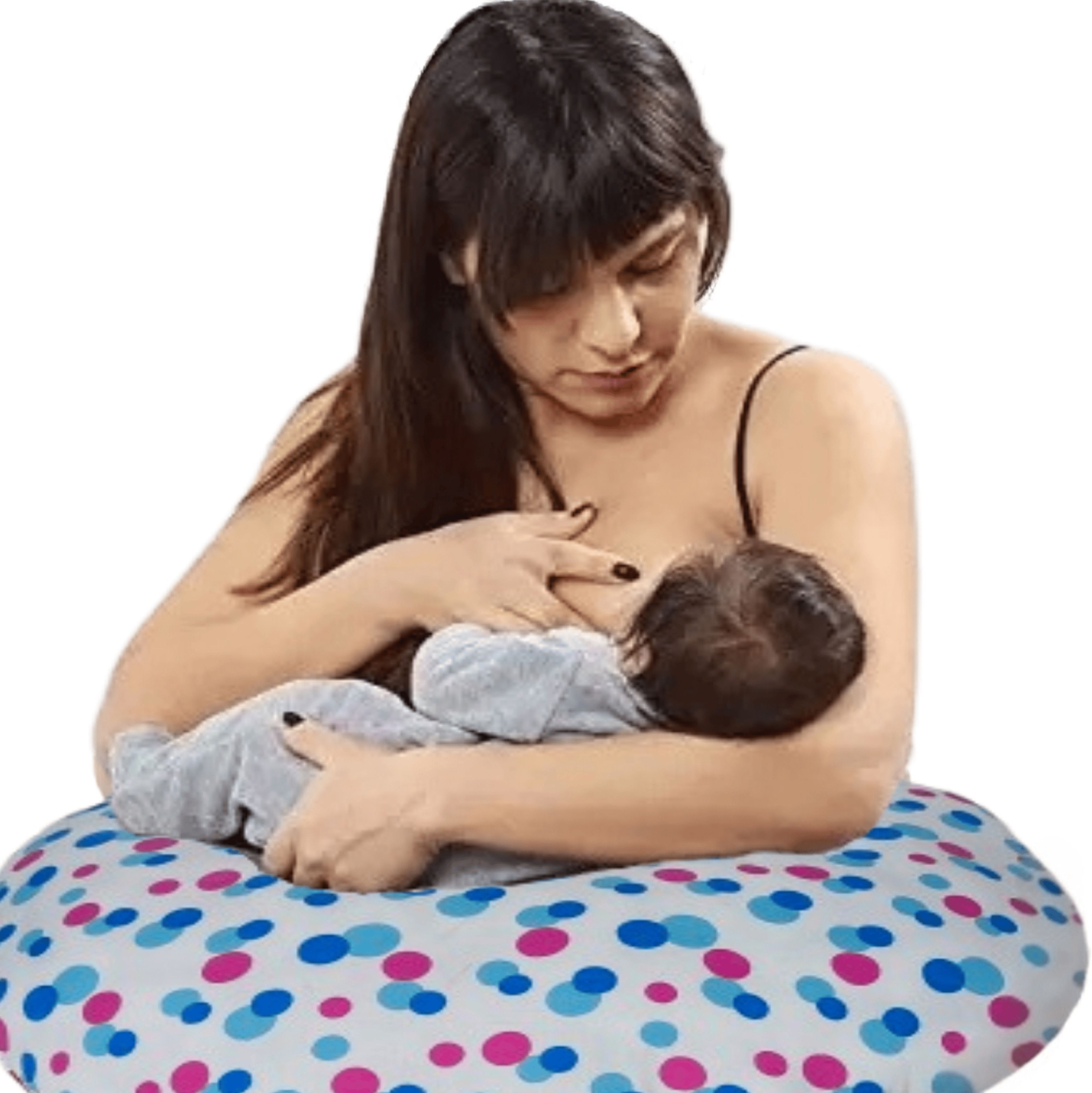 Breast feeding Recron Pillow, Removable fibre with Zip, Buckle Adjust,Moms Gift Breast Support Cushion