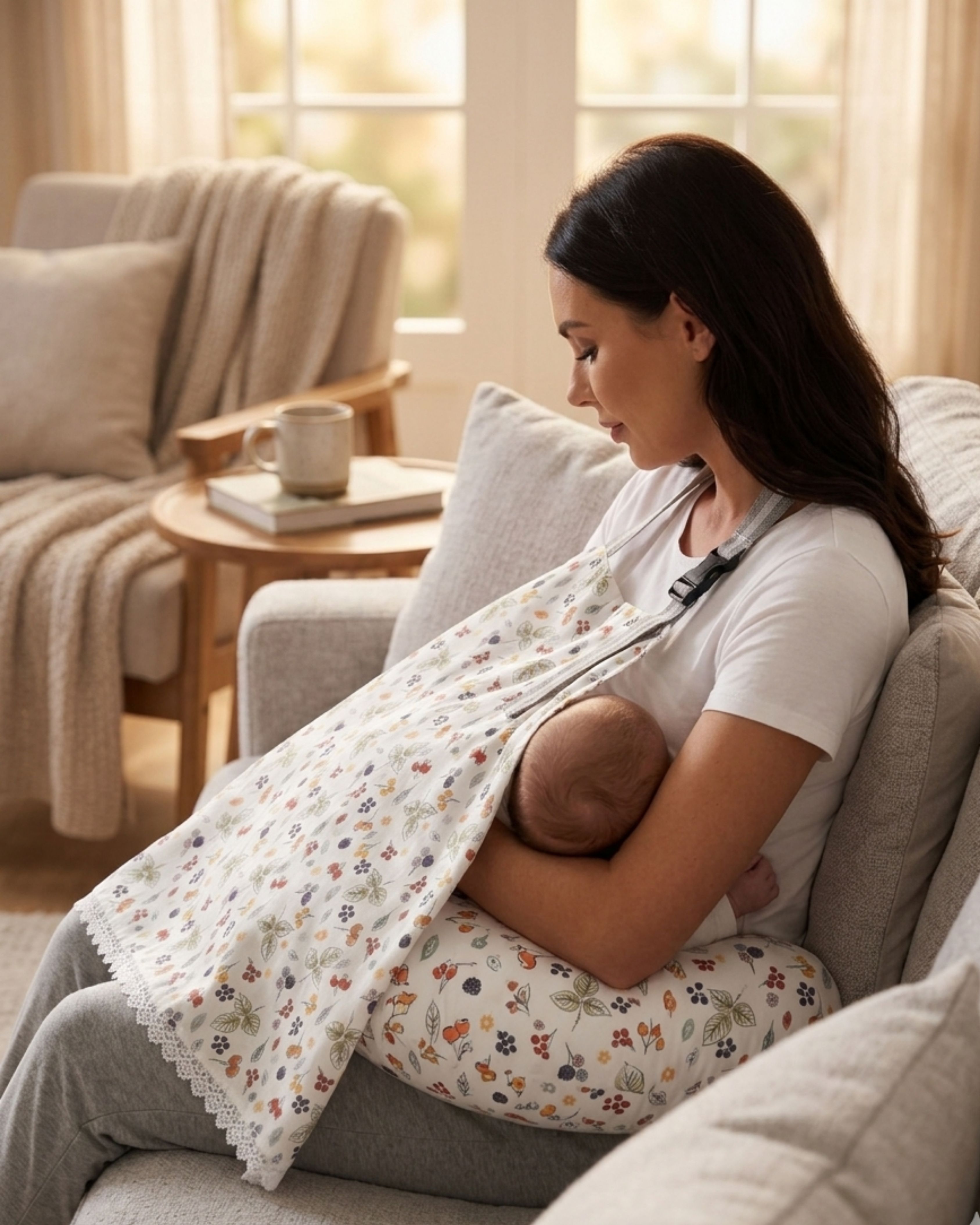 ishreeent Feeding pillow for new born baby Nursing product mother support 0-24 Months Breastfeeding Pillow-picture-38