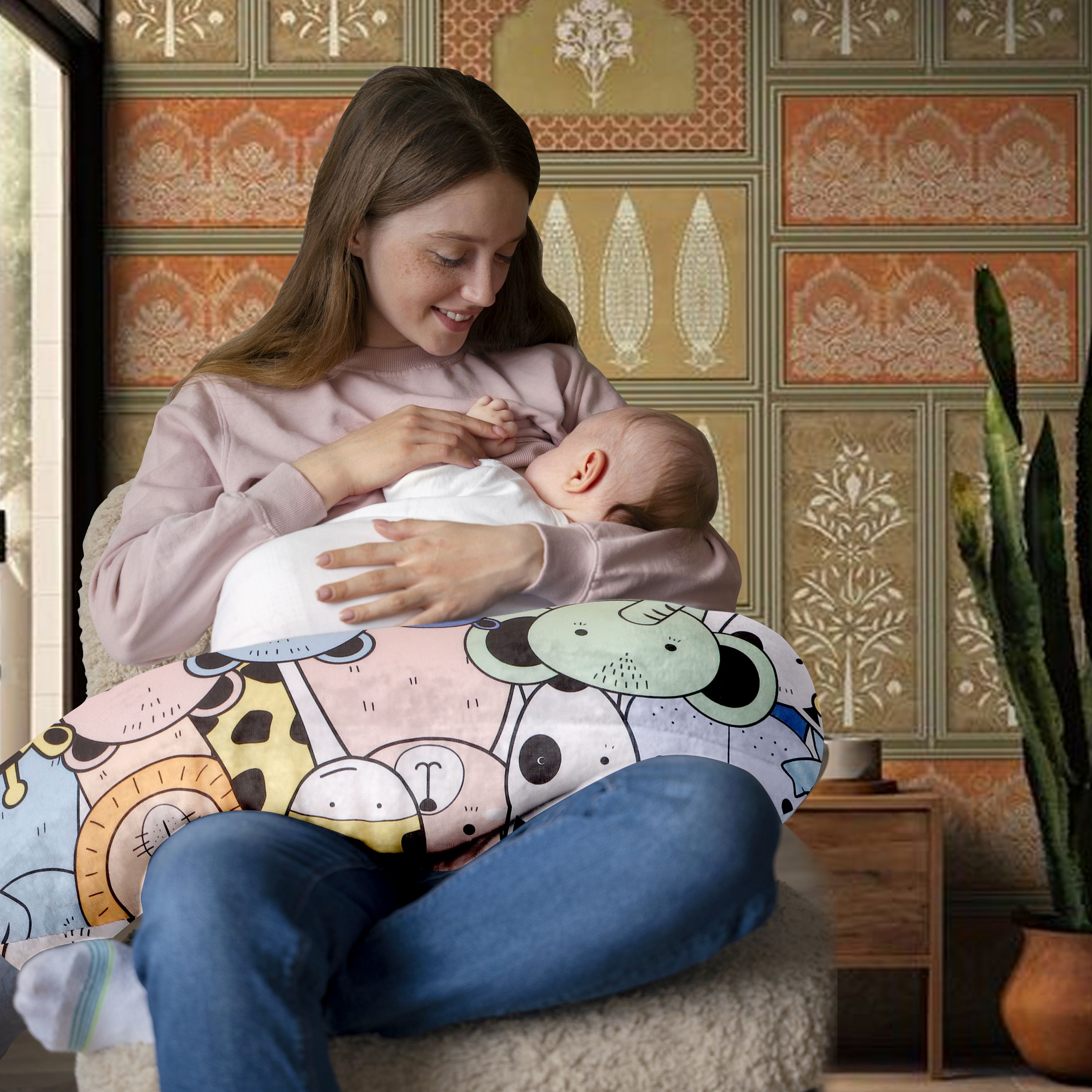toysilo new born baby feeding pillow for Nursing product mother support 0-24 Months Breastfeeding Pillow-picture-42