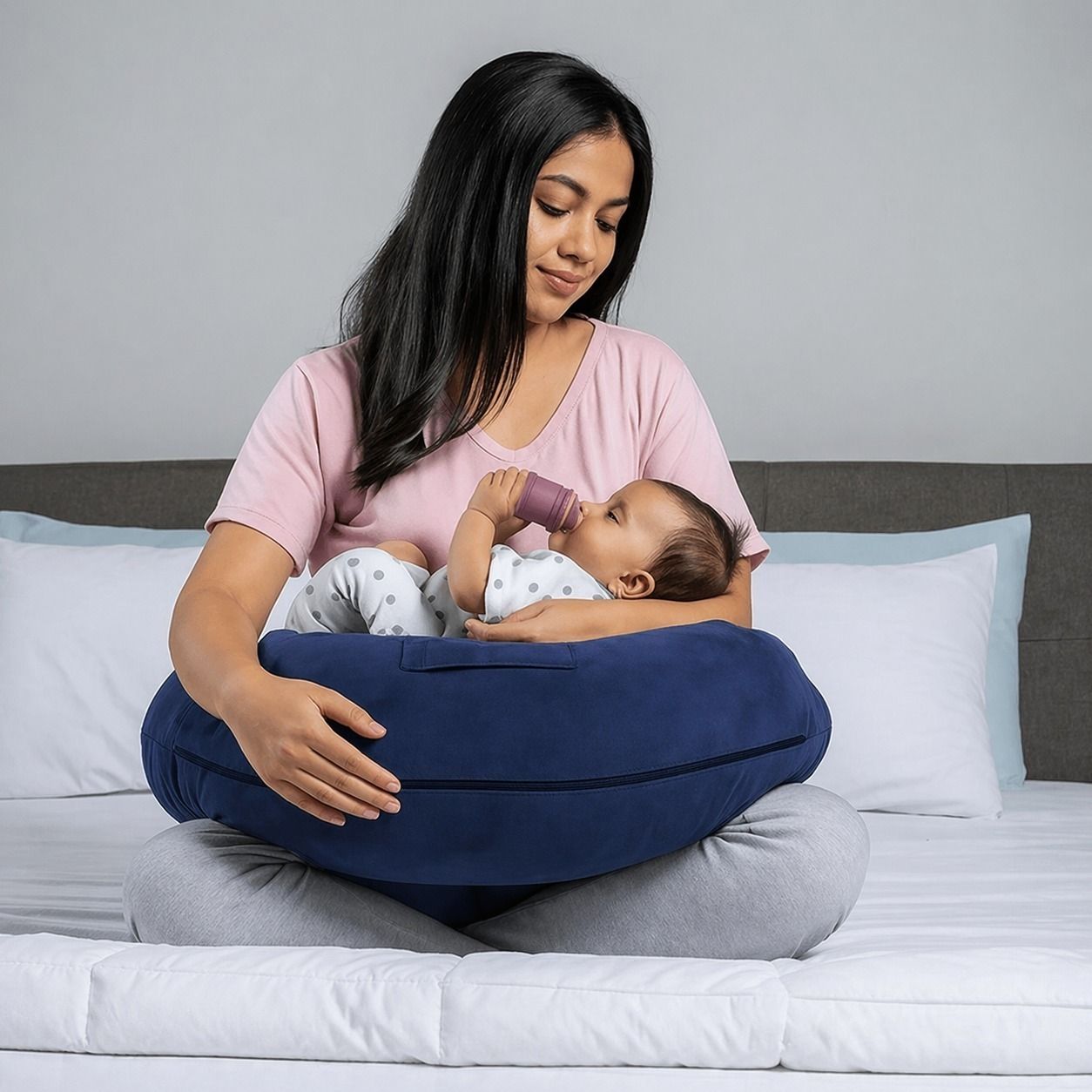 vrindakul Breastfeeding, Bottle Feeding, Baby Support, Nursing, Infant Feeding Breastfeeding Pillow-picture-9