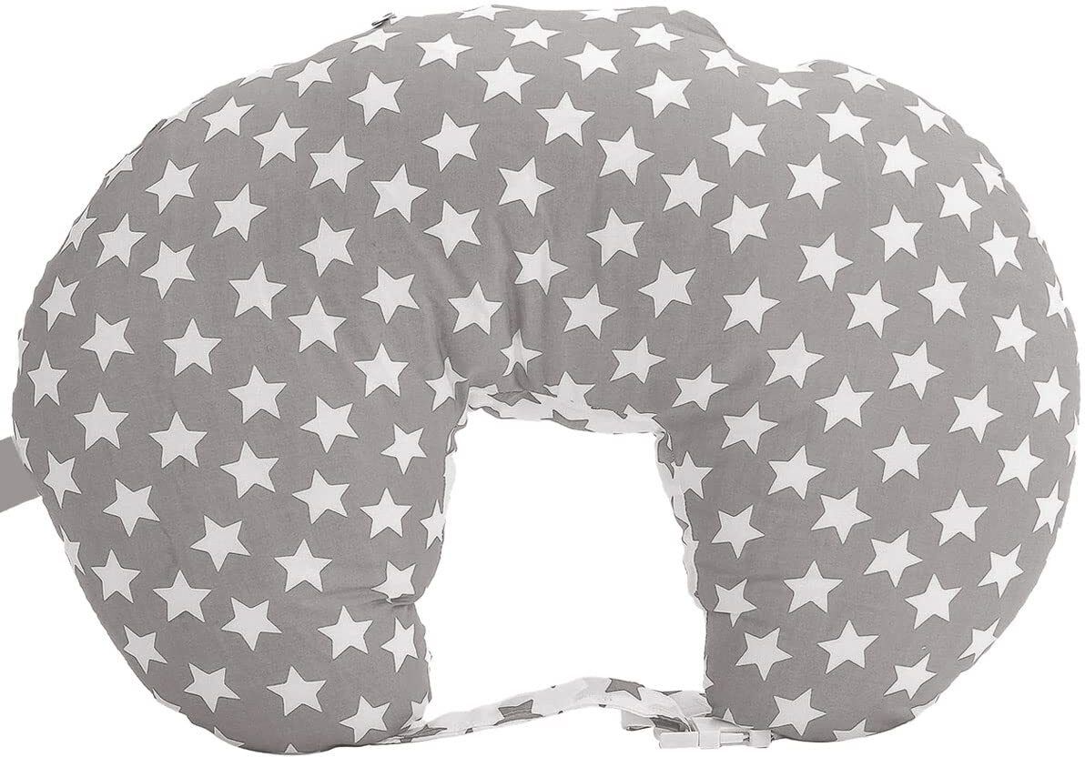 Breast feeding Recron Pillow, Removable coverwith Zip, Buckle Adjust,MomsGift Breastfeeding Pillow