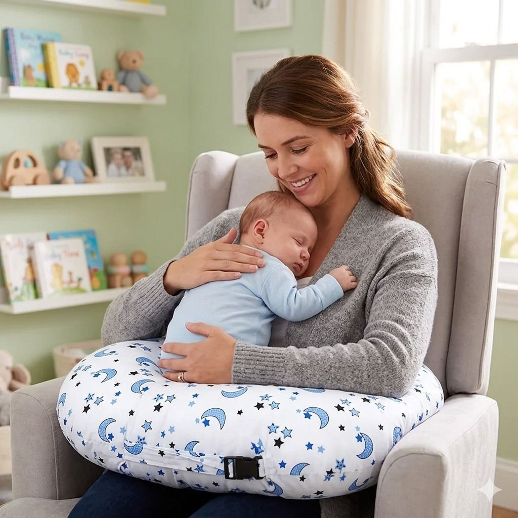 sharmaenterpris Breast Feeding Pillow Breastfeeding Pillow-picture-20