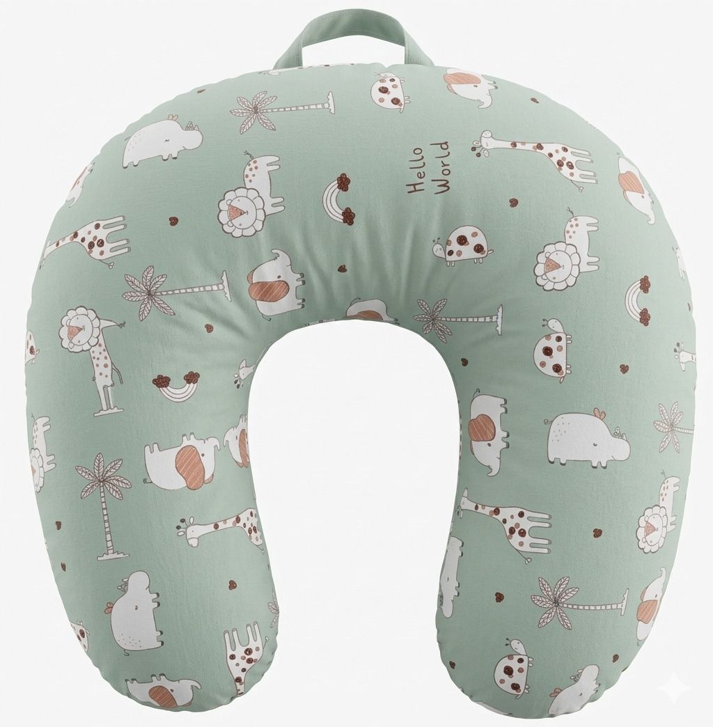 voidrop Feeding Pillow C-Shaped for New Mom's and Baby with Detachable Cover Nursing Breastfeeding Pillow-picture-10