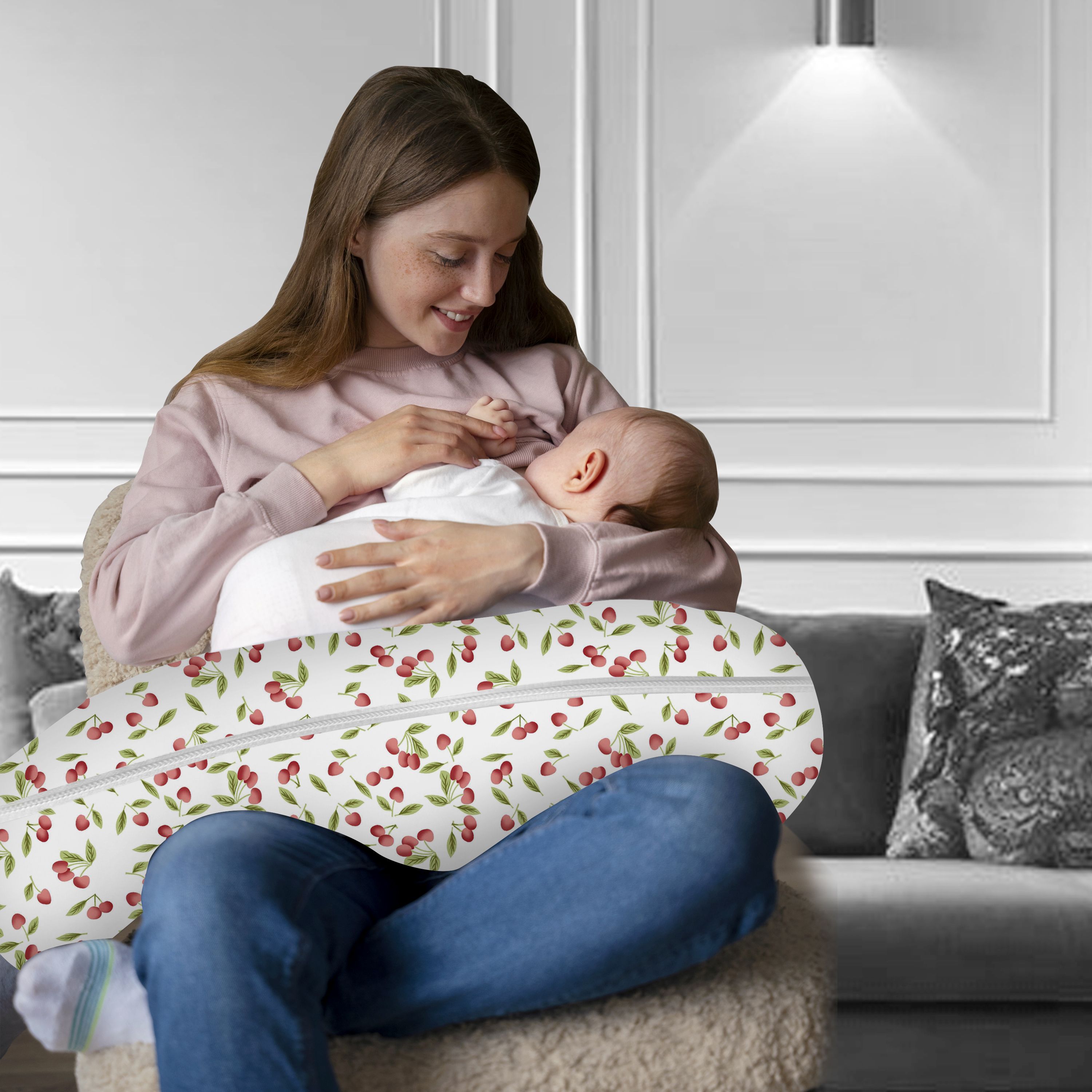 toysilo Baby Feeding Pillow for Newborn | Nursing Support Breastfeeding Pillow-picture-9