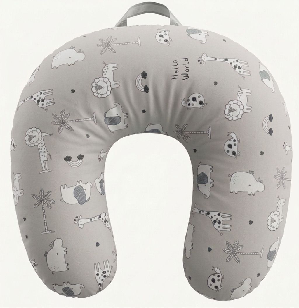 voidrop Feeding Pillow C-Shaped for New Mom's and Baby with Detachable Cover Nursing Breastfeeding Pillow-picture-9