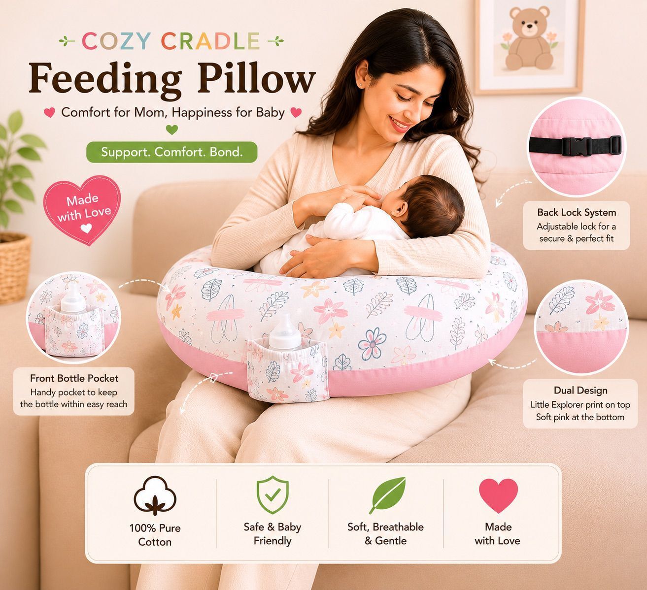 cozy cradle Infants Breastfeeding Pillow-picture-2