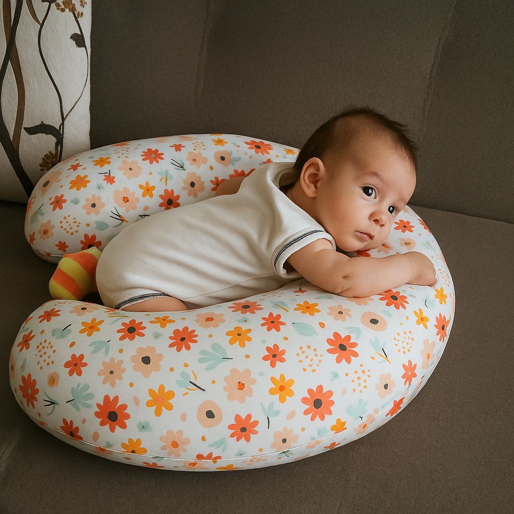 Baby Feeding Pillow / Nursing Support Pillow for Newborn & Infant Breastfeeding Pillow-image-26