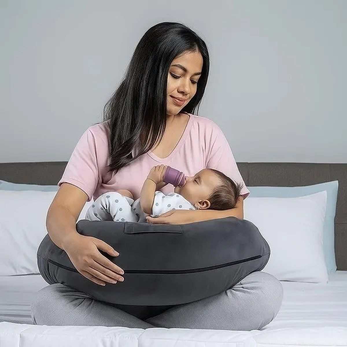 vrindakul Breastfeeding, Bottle Feeding, Baby Support, Nursing, Infant Feeding Breastfeeding Pillow-picture-7