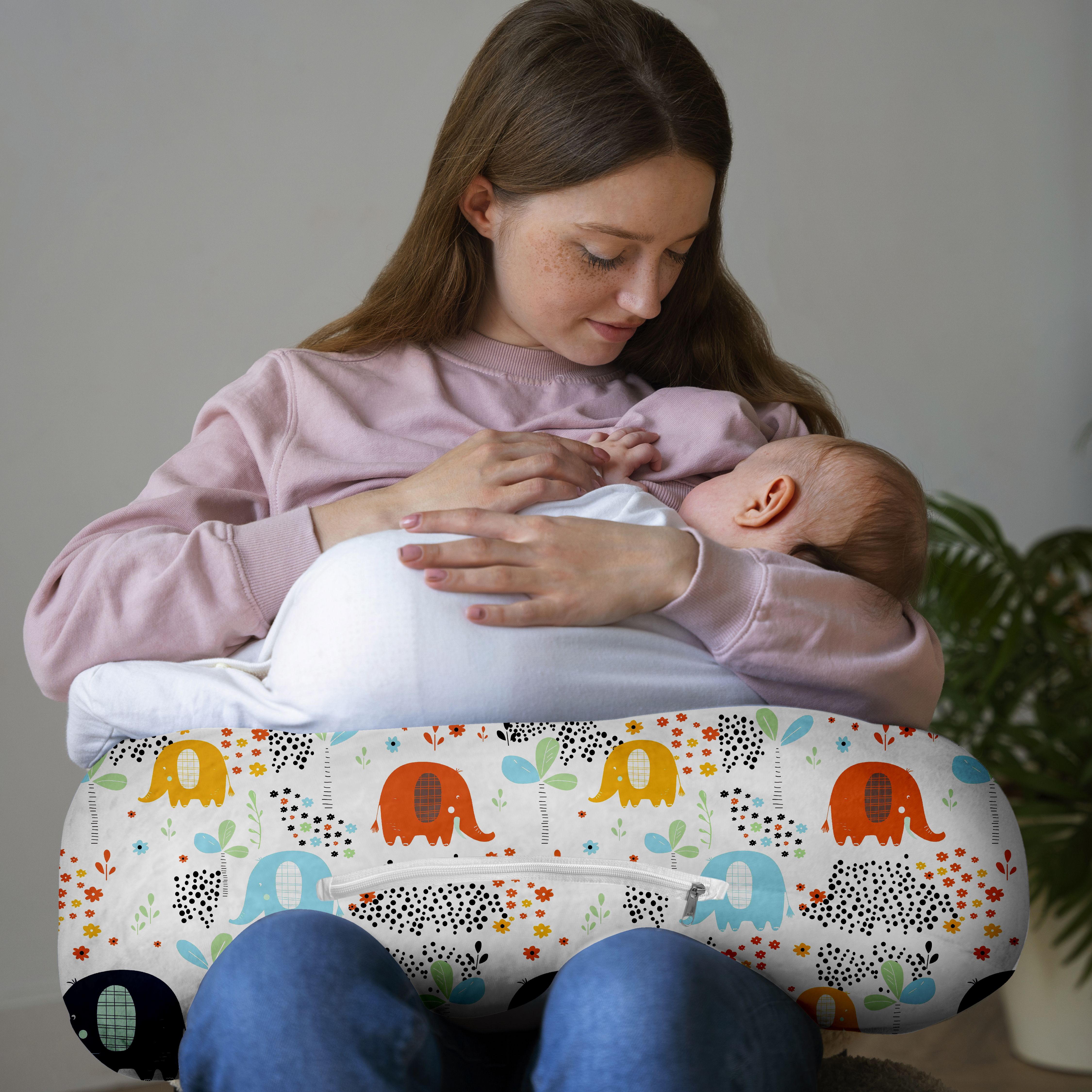 toytoria Nursing feeding pillow for new born baby products mother support 0-24 Months Breastfeeding Pillow-picture-27