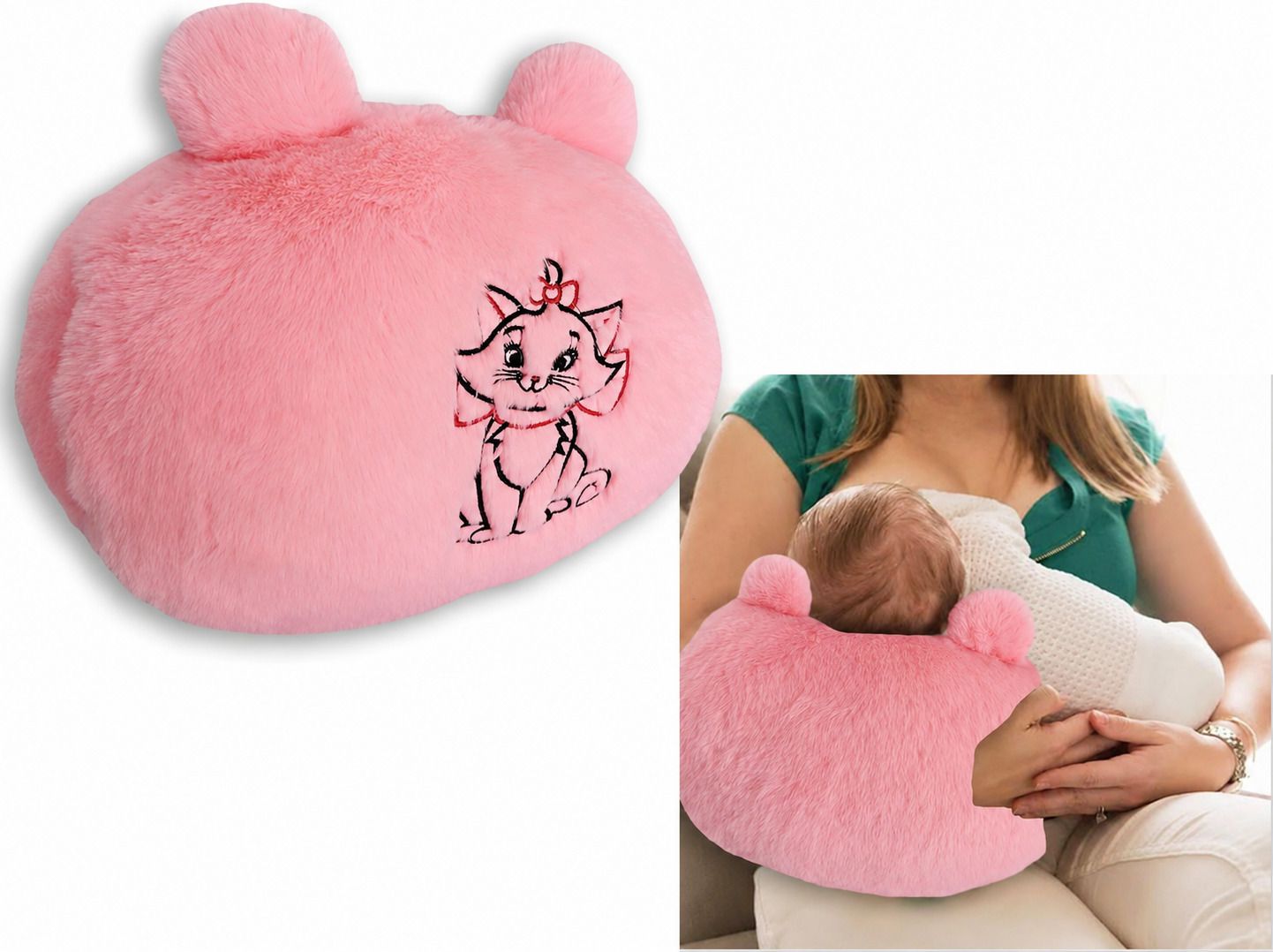 tinyhush Nursing Arm Pillow, Breastfeeding and Bottle Feeding Head Support Pillow(Pink) Breastfeeding Pillow-picture-16
