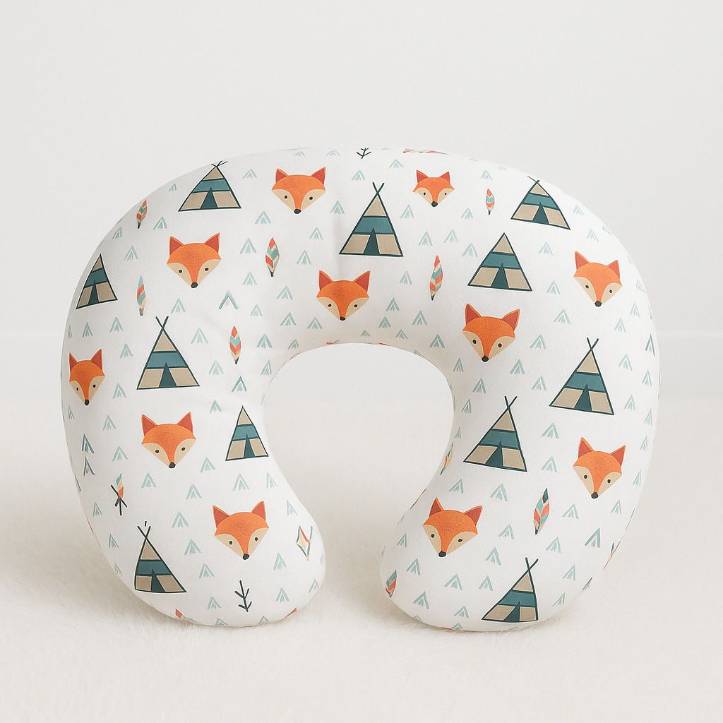 trinetra impex Baby Feeding Pillow / Nursing Support Pillow for Newborn & Infant Breastfeeding Pillow-picture-20