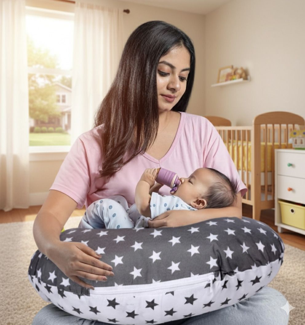 mom and baby Breastfeeding Pillow-image-4