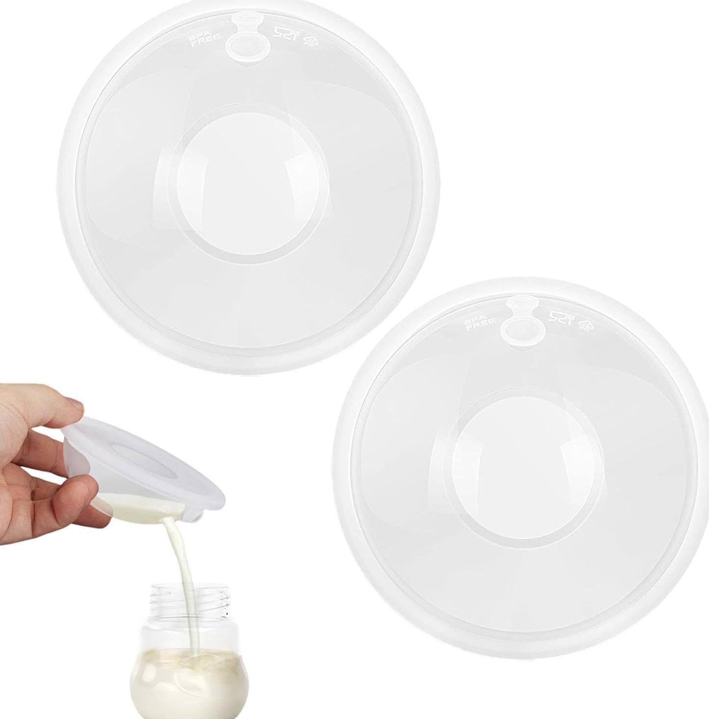 parekh bros SILICONE BREAST SHELLS – ULTRA-THIN REUSABLE BREASTMILK COLLECTOR & LEAK-PROOF Breast Nipple Shield-picture-16